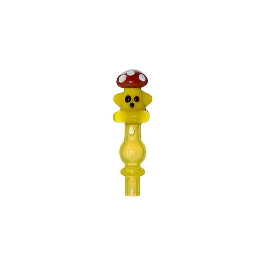 SUPER MUSHROOM MAN JOYSTICK CARB CAP FOR DR.DABBER SWITCH 2- Premium borosilicate glass smoking accessories from Calibear Glass. Ideal for dabbing, providing smooth hits and durability. Shop high-quality dab rigs, water pipes, bongs, erig glasses and glas