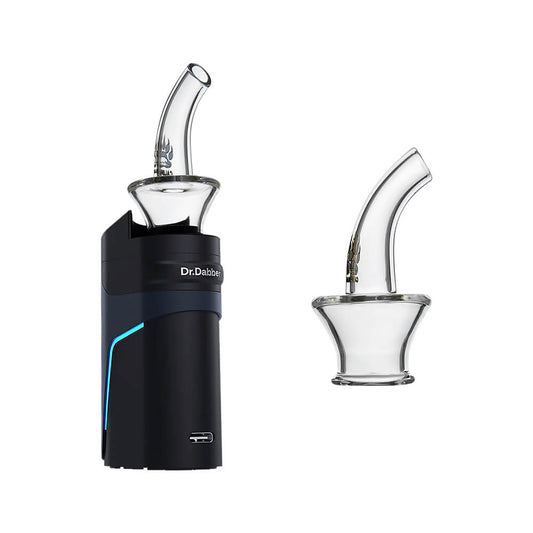 CALIBEAR Ghost²™ SLIM-BEND GLASS MOUTHPIECE TOP- Premium dr. dabber glass attachment from Calibear Glass. Ideal for dabbing, providing smooth hits and durability. Shop high-quality dab rigs, water pipes, bongs, erig glasses and glass smoking accessories a