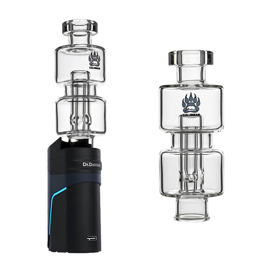 Calibear Ghost 2 Double-Stack Diffuser Glass Top dual chamber filtration borosilicate glass attachment for Calibear Ghost 2