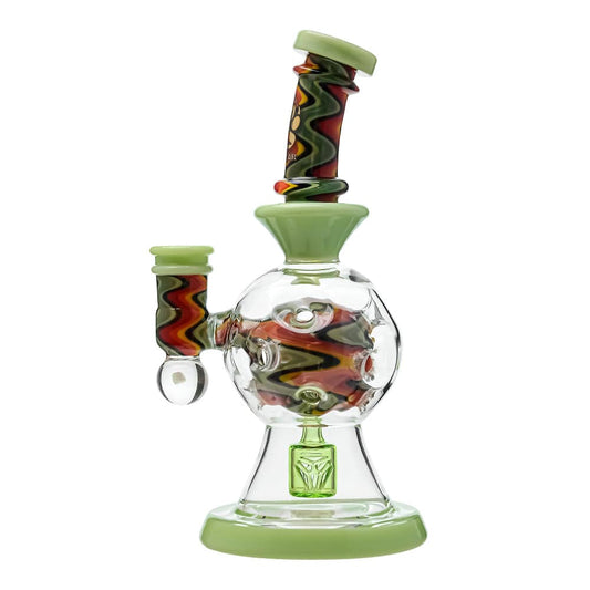 Calibear Wigwag Exosphere With Opal Handcrafted Borosilicate Glass Gallery showcase view 5 highlighting functional glass details