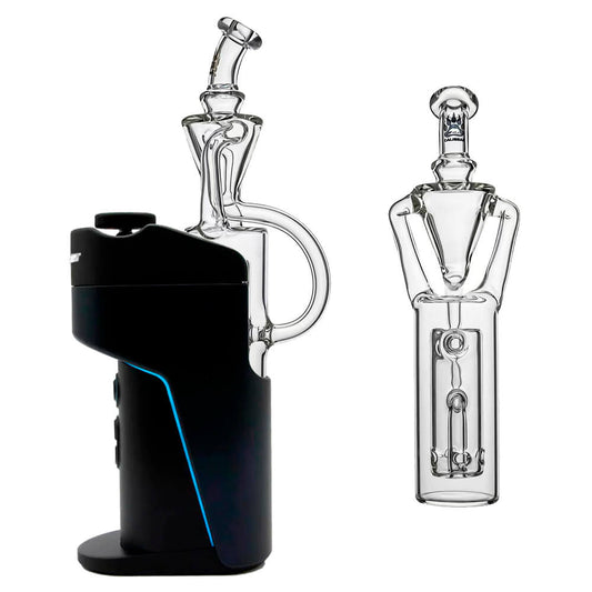Calibear Klein Recycler Glass Attachment for Dr. Dabber Switch Go handcrafted borosilicate recycler glass replacement