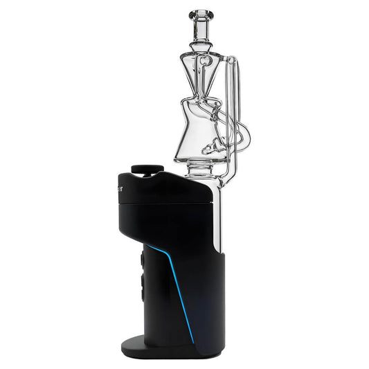 Calibear Clear Klein Recycler Glass Attachment for Dr. Dabber Switch Go with recycler chamber and clear borosilicate glass
