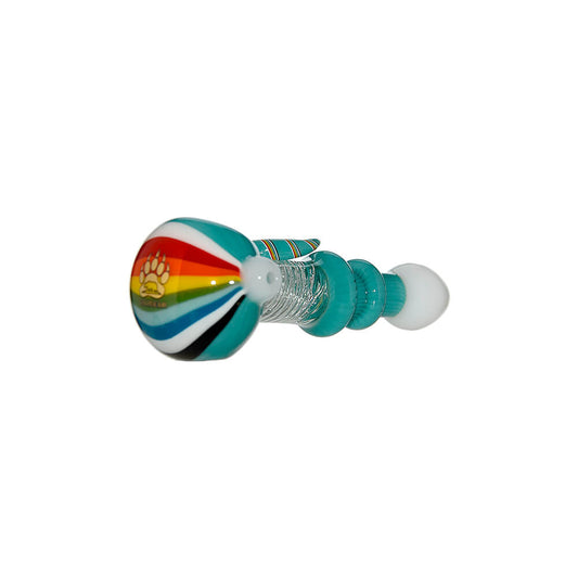 COLORFUL FISH SHAPED GLASS HAND PIPE