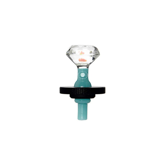 Calibear Diamond Facet Opal Joystick Carb Cap For Dr. Dabber Switch 2 Handcrafted Borosilicate Glass Gallery showcase view 9 highlighting functional glass details for Dr. Dabber Switch 2