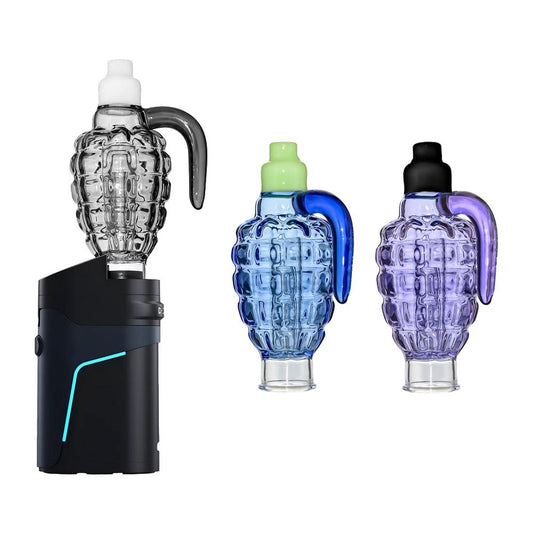 Calibear Ghost 2 Grenade-Shaped Glass Top novelty hand grenade borosilicate glass attachment for Calibear Ghost 2