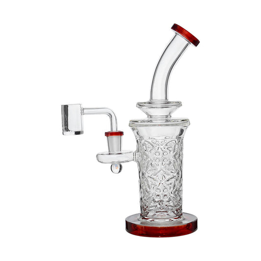 FLARED HELIX CARVED DAB RIG SERIES