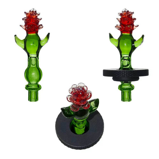 FLOWER-SHAPED CARB CAP FOR DR.DABBER SWITCH 2- Premium borosilicate glass smoking accessories from Calibear Glass. Ideal for dabbing, providing smooth hits and durability. Shop high-quality dab rigs, water pipes, bongs, erig glasses and glass smoking acce