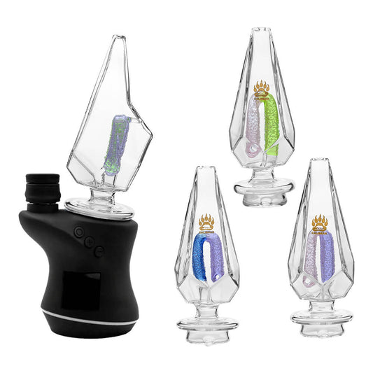 FANCY HEXAGON GUMMY PERC GLASS ATTACHMENT FOR FOCUS V CARTA ERIG