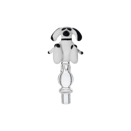 HANDMADE DOG GLASS CARB CAP FOR DR.DABBER SWITCH 2- Premium borosilicate glass smoking accessories from Calibear Glass. Ideal for dabbing, providing smooth hits and durability. Shop high-quality dab rigs, water pipes, bongs, erig glasses and glass smoking