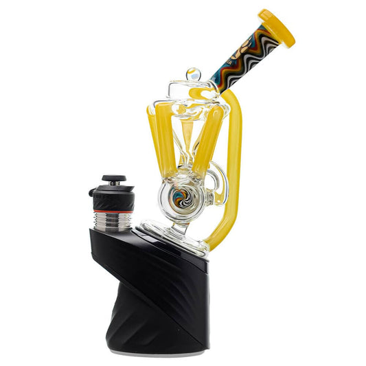 HEADY QUAD RECYCLER WIGWAG PUFFCO PEAK OG & PRO GLASS ATTACHMENT ENCASED WITH OPAL Accessories Calibear