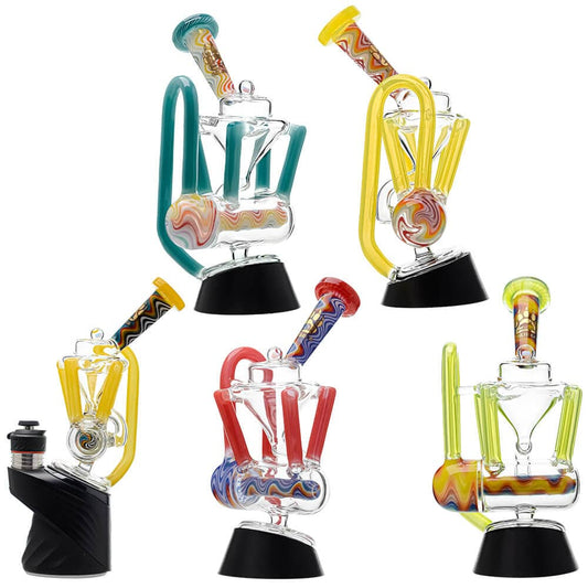 HEADY QUAD RECYCLER WIGWAG PUFFCO PEAK OG & PRO GLASS ATTACHMENT ENCASED WITH OPAL Accessories Calibear