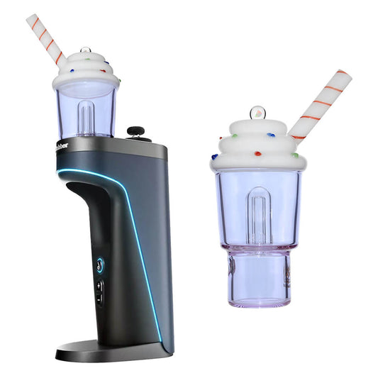 ICE CREAM STACK GLASS ATTACHMENT FOR DR. DABBER SWITCH 2 | CALIBEAR- Premium dr. dabber glass attachment from Calibear Glass. Ideal for dabbing, providing smooth hits and durability. Shop high-quality dab rigs, water pipes, bongs, erig glasses and glass smoking accessories at Calibear Glass. Elevate your smoking experience with a durable and stylish glass dab rig. Free shipping on all orders.