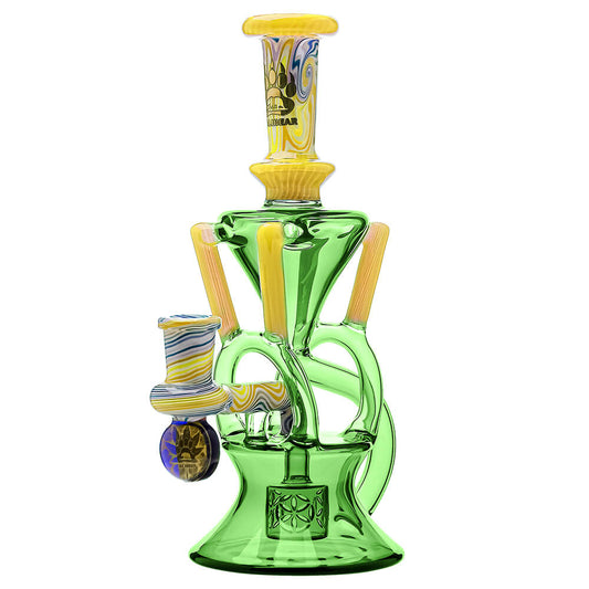 MULTI-CHAMBER RECYCLER DAB RIG WITH FULL WIGWAG PANEL ACCENTS