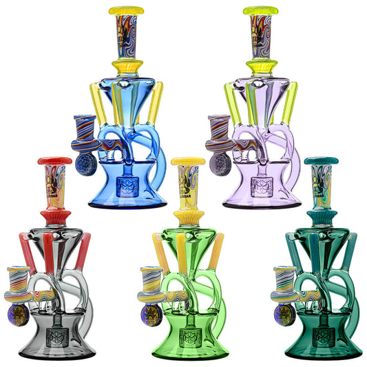 MULTI-CHAMBER RECYCLER DAB RIG WITH FULL WIGWAG PANEL ACCENTS