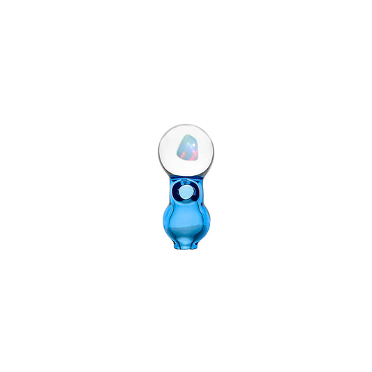 Premium Glass Ball Cap Series for Puffco Proxy & Peak | Calibear, glass ball cap accessory designed for smooth airflow control and compatible concentrate device setups