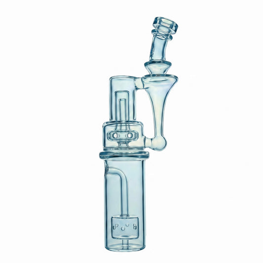 Custom Azure Frost RBR Recycler w/ Dual Perc for Dr. Dabber Switch 2