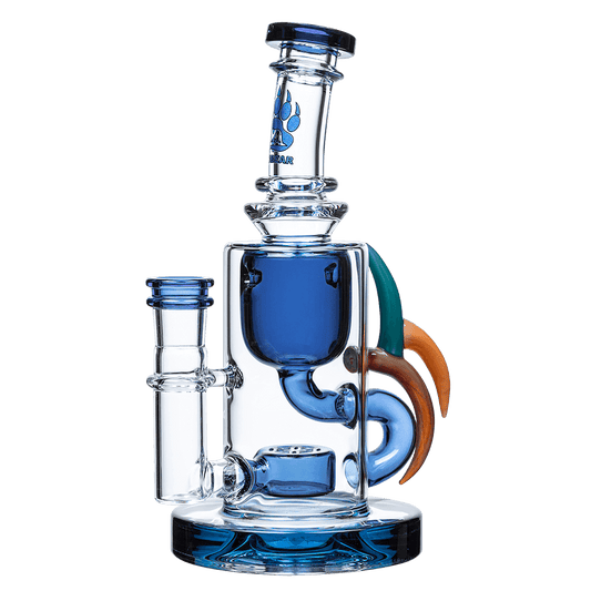 RIBBING HORN KLEIN- Premium borosilicate glass dab rig from Calibear Glass. Ideal for dabbing, providing smooth hits and durability. Shop high-quality dab rigs, water pipes, bongs, erig glasses and glass smoking accessories at Calibear Glass. Elevate your smoking experience with a durable and stylish glass dab rig. Free shipping on all orders
