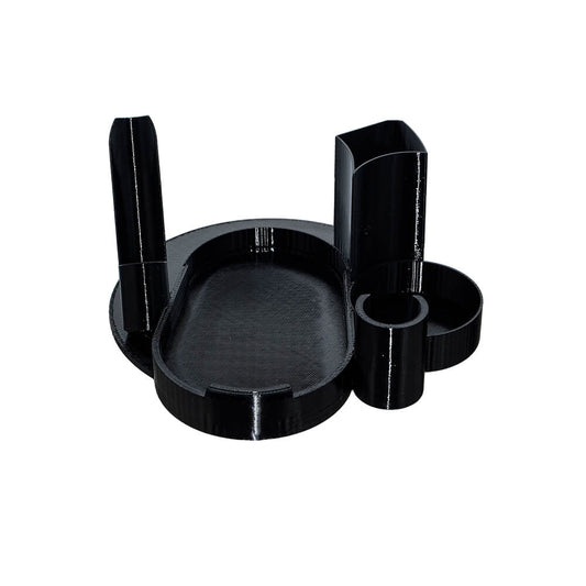 Dr. Dabber Switch 2 Dab Tool Base Tray by Calibear Glass - All-in-one organizer with dedicated slots for dab tool, carb cap, and accessories, custom fit for Switch 2.