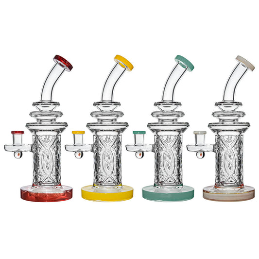 TIERED HELIX PILLAR DAB RIG SERIES