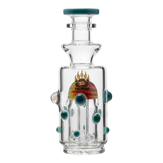 Calibear Wigwag Glass Attachment for Focus V Carta Handcrafted Borosilicate Glass Detail close-up of joint connection and mouthpiece