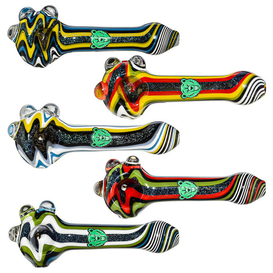 WIG WAG Colorful Art Glass Pipe
