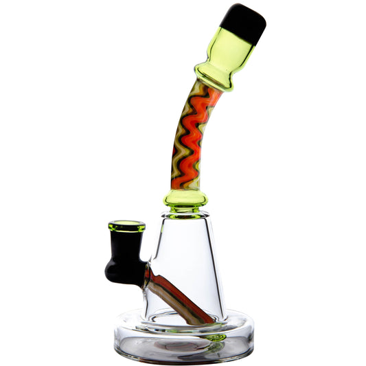 Wigwag beaker rig | Calibear- Premium borosilicate glass water pipe, bong from Calibear Glass. Ideal for dabbing, providing smooth hits and durability. Shop high-quality dab rigs, water pipes, bongs, erig glasses and glass smoking accessories at Calibear Glass. Elevate your smoking experience with a durable and stylish glass dab rig. Free shipping on all orders