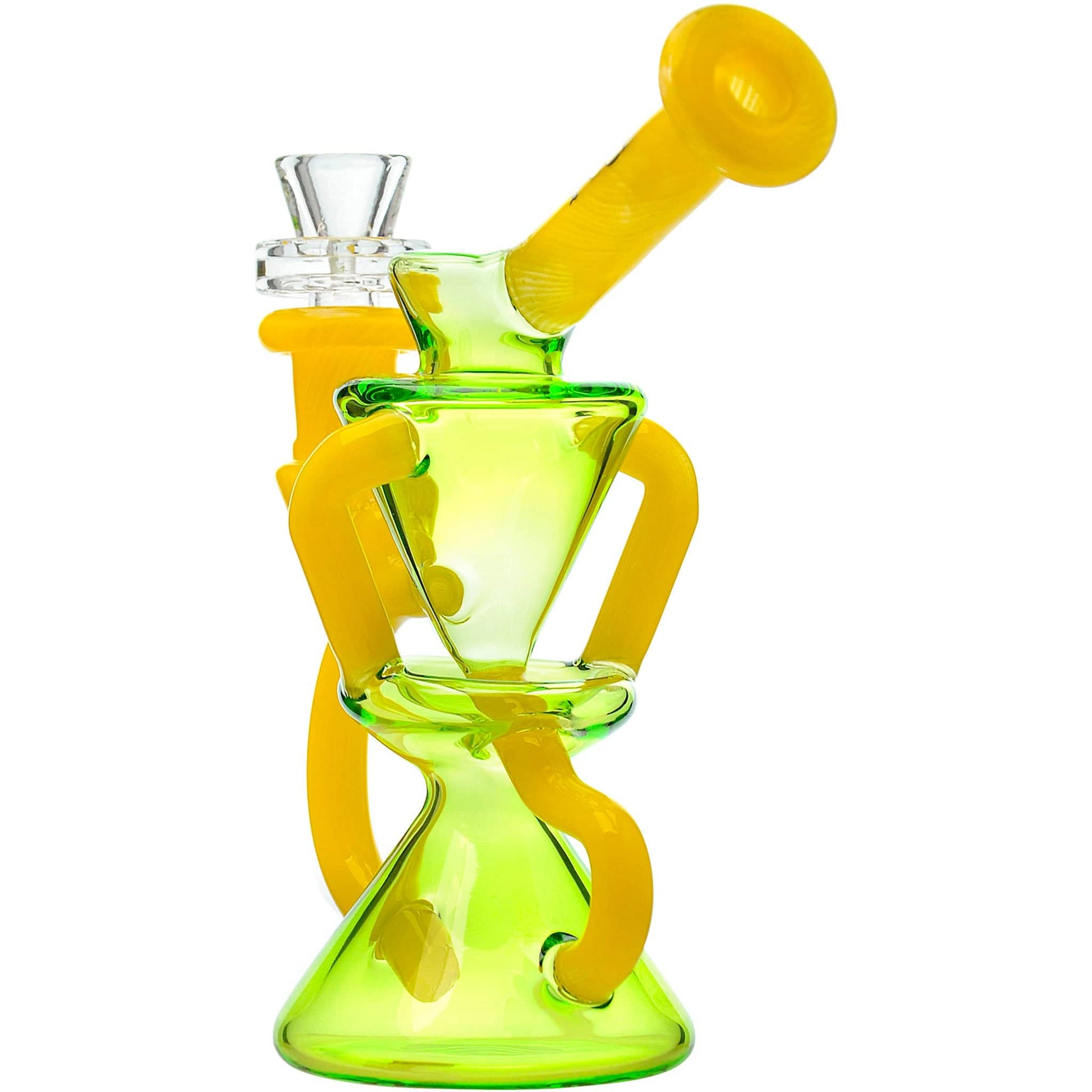 6.6 Inch Hand Crafted US COLOR  Dab Rig with Opal DAB RIG Calibear 