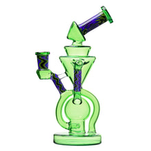 Load image into Gallery viewer, 8.6 Inch WIGWAG Water Pipe Recycler Dab Rig Water Pipe Calibear  