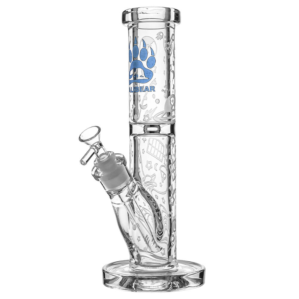 9MM PREMIUM SANDBLASTED STRAIGHT SHOOTER WATER PIPE Water Pipe Calibear 