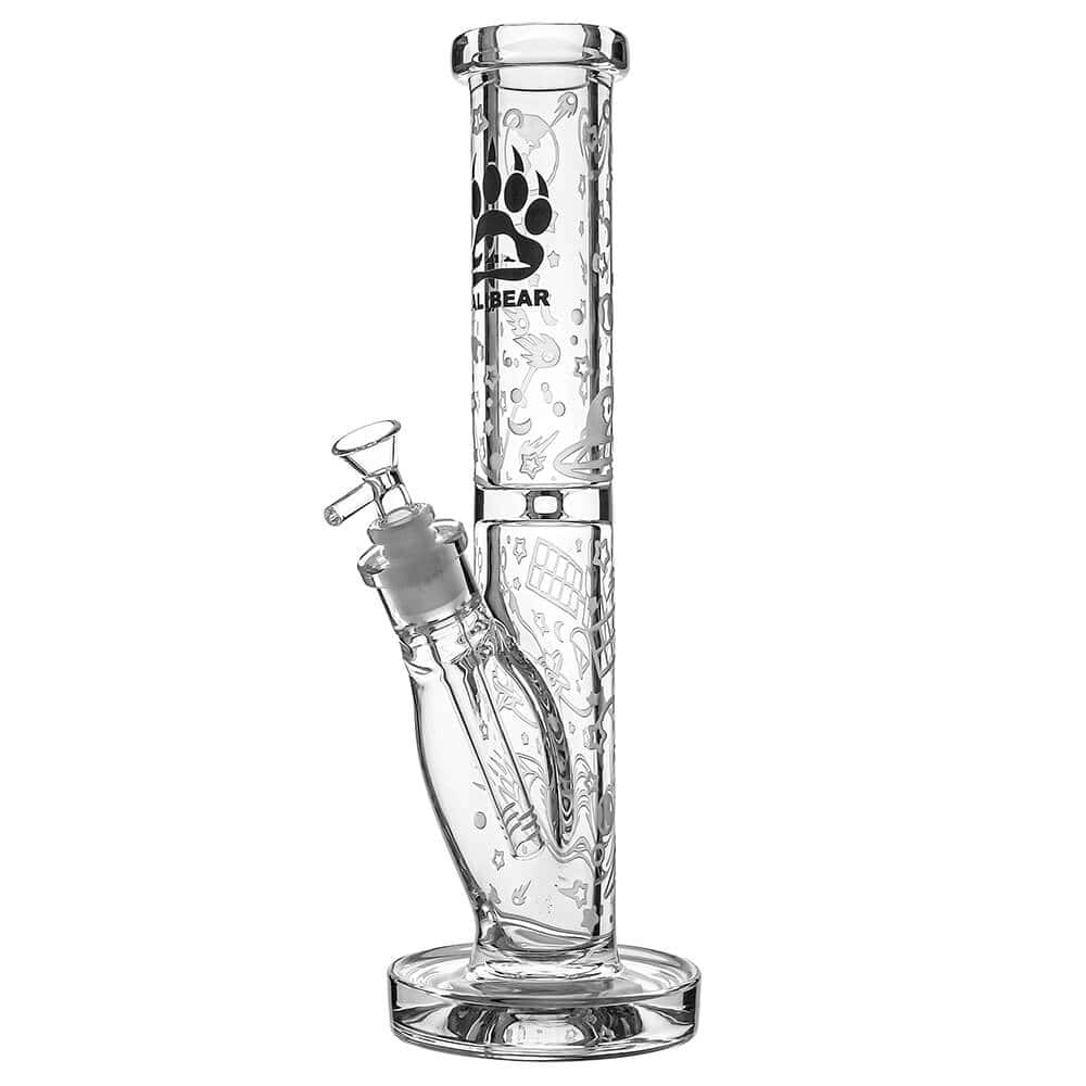 9MM PREMIUM SANDBLASTED STRAIGHT SHOOTER WATER PIPE Water Pipe Calibear 