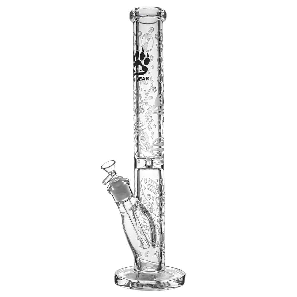 9MM PREMIUM SANDBLASTED STRAIGHT SHOOTER WATER PIPE Water Pipe Calibear 