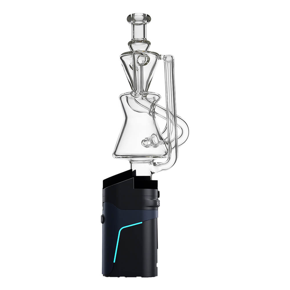 CALIBEAR Ghost²™ TWIST-FLOW RECYCLER GLASS TOP- Premium dr. dabber glass attachment from Calibear Glass. Ideal for dabbing, providing smooth hits and durability. Shop high-quality dab rigs, water pipes, bongs, erig glasses and glass smoking accessories at Calibear Glass. Elevate your smoking experience with a durable and stylish glass dab rig. Free shipping on all orders.