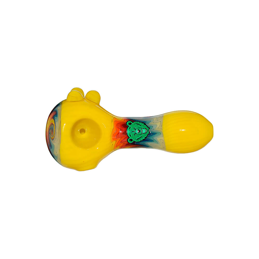 CALIBEAR SPOON PIPE SERIES- Premium borosilicate glass hand pipe from Calibear Glass. Ideal for dabbing, providing smooth hits and durability. Shop high-quality dab rigs, water pipes, bongs, erig glasses and glass smoking accessories at Calibear Glass. Elevate your smoking experience with a durable and stylish glass dab rig. Free shipping on all orders.