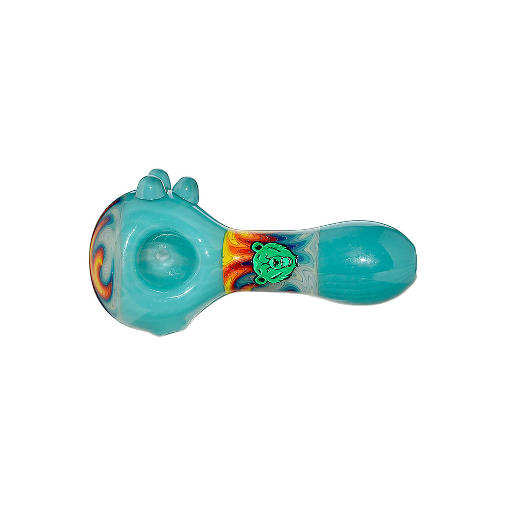 CALIBEAR SPOON PIPE SERIES- Premium borosilicate glass hand pipe from Calibear Glass. Ideal for dabbing, providing smooth hits and durability. Shop high-quality dab rigs, water pipes, bongs, erig glasses and glass smoking accessories at Calibear Glass. Elevate your smoking experience with a durable and stylish glass dab rig. Free shipping on all orders.