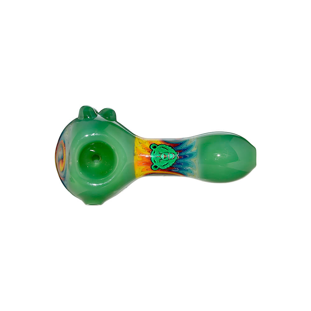 CALIBEAR SPOON PIPE SERIES- Premium borosilicate glass hand pipe from Calibear Glass. Ideal for dabbing, providing smooth hits and durability. Shop high-quality dab rigs, water pipes, bongs, erig glasses and glass smoking accessories at Calibear Glass. Elevate your smoking experience with a durable and stylish glass dab rig. Free shipping on all orders.