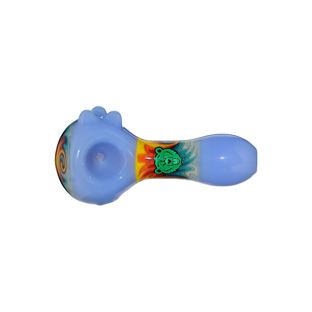 CALIBEAR SPOON PIPE SERIES- Premium borosilicate glass hand pipe from Calibear Glass. Ideal for dabbing, providing smooth hits and durability. Shop high-quality dab rigs, water pipes, bongs, erig glasses and glass smoking accessories at Calibear Glass. Elevate your smoking experience with a durable and stylish glass dab rig. Free shipping on all orders.