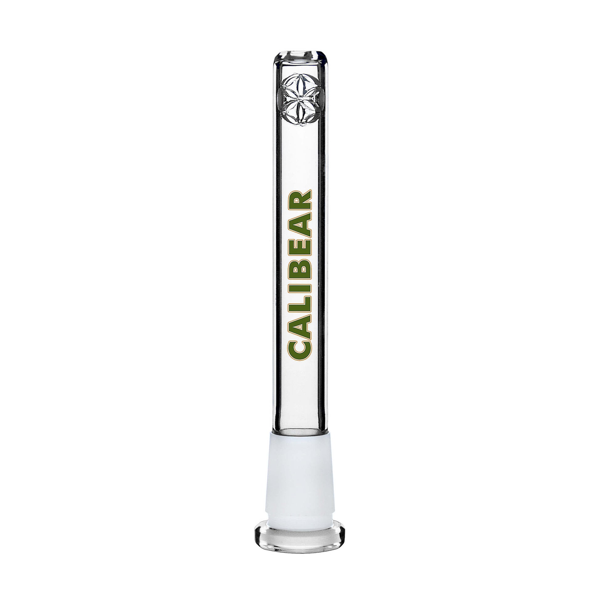 Calibear Premium Seed of Life Perc Glass Downstem high-grade borosilicate glass downstem for water pipes