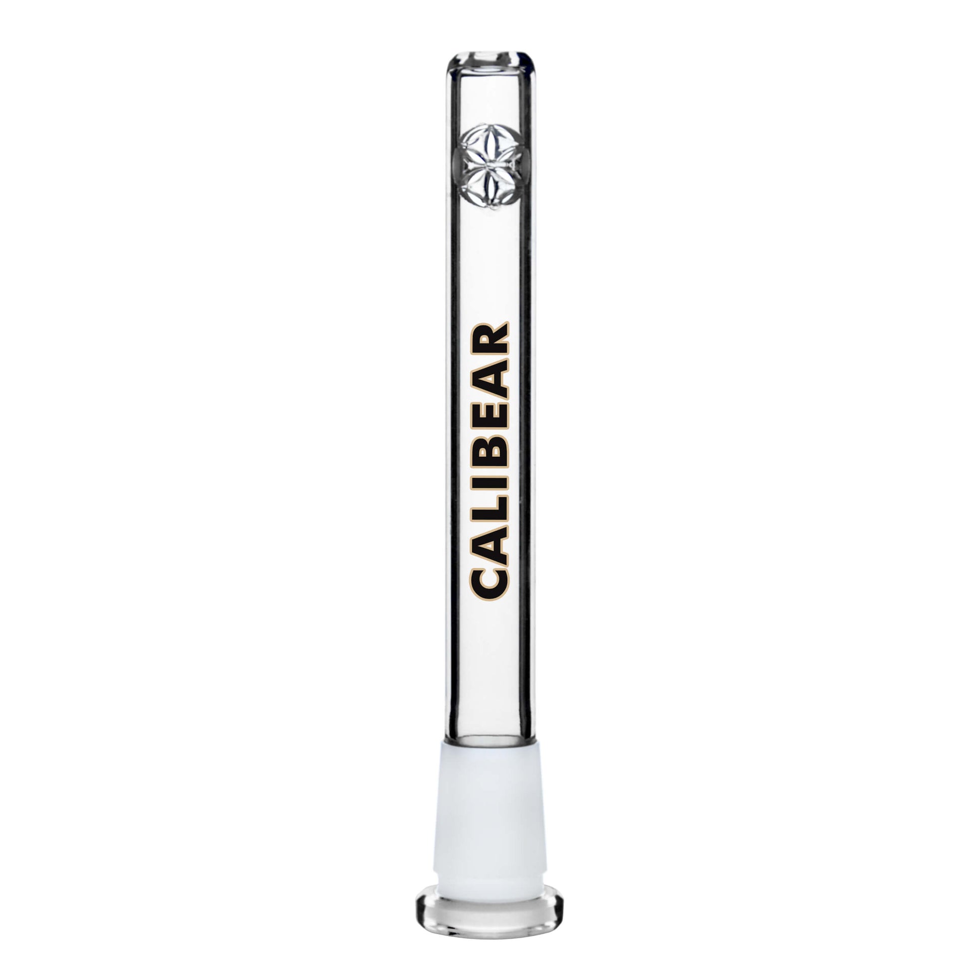 Calibear Premium Seed of Life Perc Glass Downstem high-grade borosilicate glass downstem for water pipes
