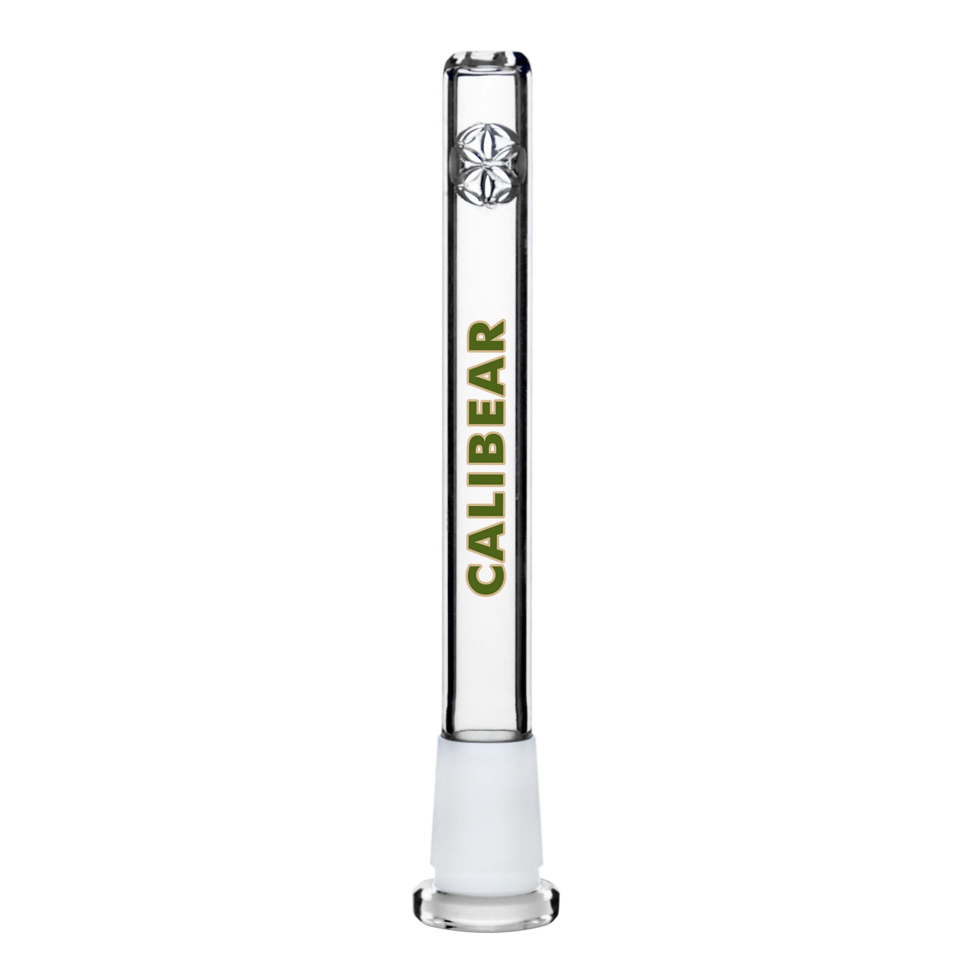 Calibear Premium Seed of Life Perc Glass Downstem high-grade borosilicate glass downstem for water pipes