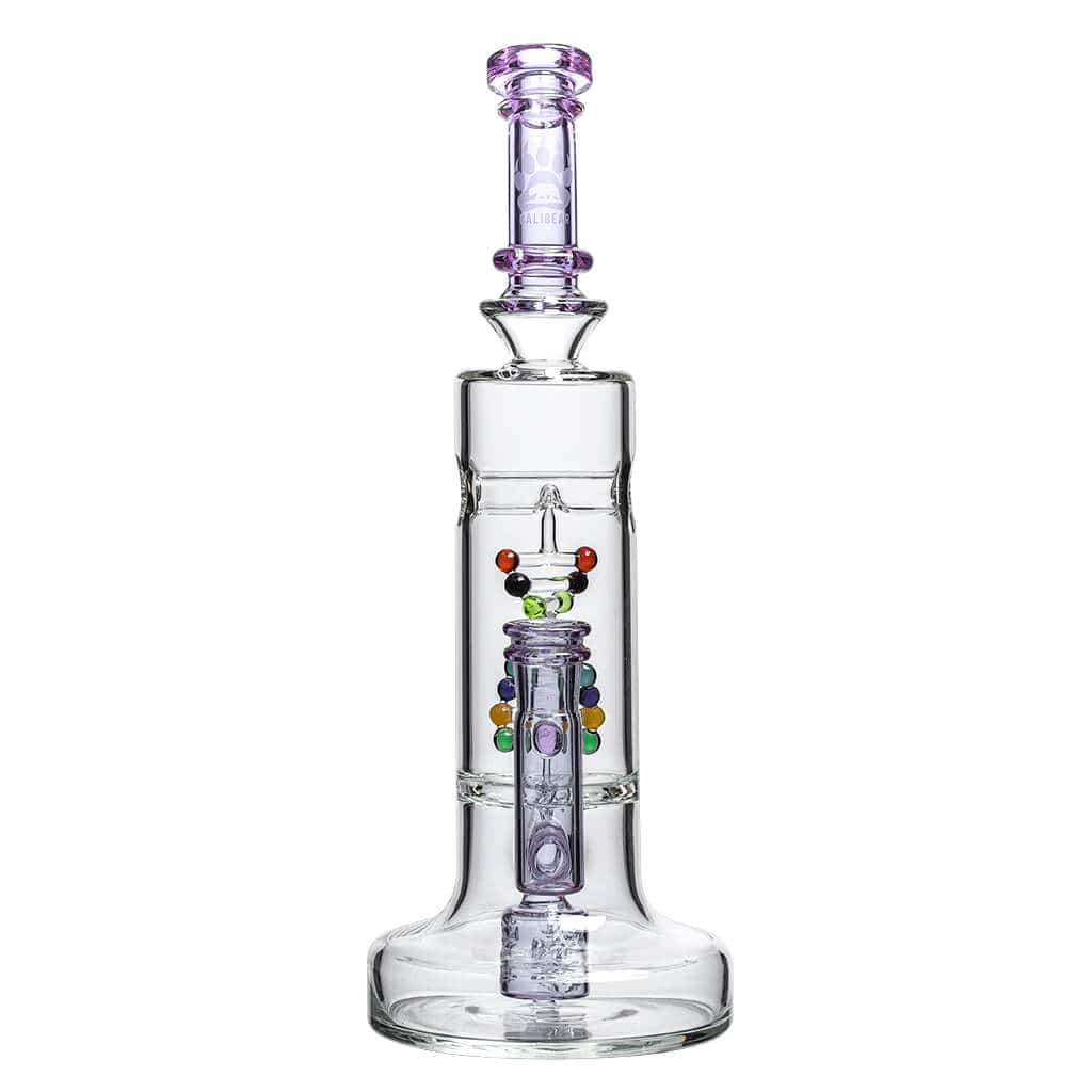 Calibear Premium DNA Spinning Dab Rig high-grade borosilicate glass dab rig with DNA percolator
