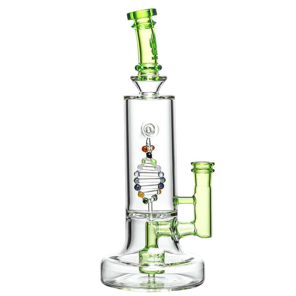 Calibear Premium DNA Spinning Dab Rig high-grade borosilicate glass dab rig with DNA percolator