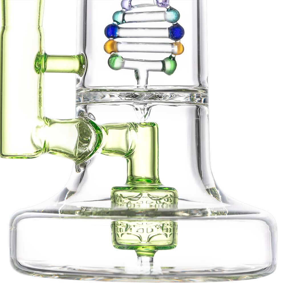 Calibear Premium DNA Spinning Dab Rig high-grade borosilicate glass dab rig with DNA percolator
