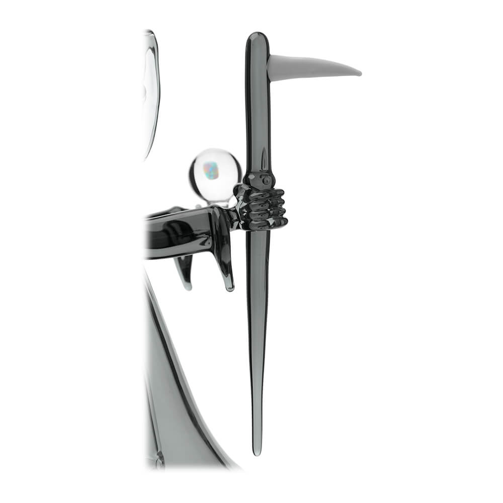 CALIBEAR REAPER RIG WITH REMOVABLE SCYTHE DABBER-Premium borosilicate glass dab rig from Calibear Glass. Ideal for dabbing, providing smooth hits and durability. Shop high-quality dab rigs, water pipes, bongs, erig glasses and glass smoking accessories at Calibear Glass. Elevate your smoking experience with a durable and stylish glass dab rig. Free shipping on all orders