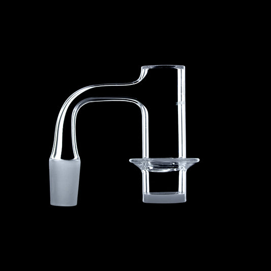 COLD START QUARTZ BANGER- Premium borosilicate glass smoking accessories from Calibear Glass. Ideal for dabbing, providing smooth hits and durability. Shop high-quality dab rigs, water pipes, bongs, erig glasses and glass smoking accessories at Calibear Glass. Elevate your smoking experience with a durable and stylish glass dab rig. Free shipping on all orders.