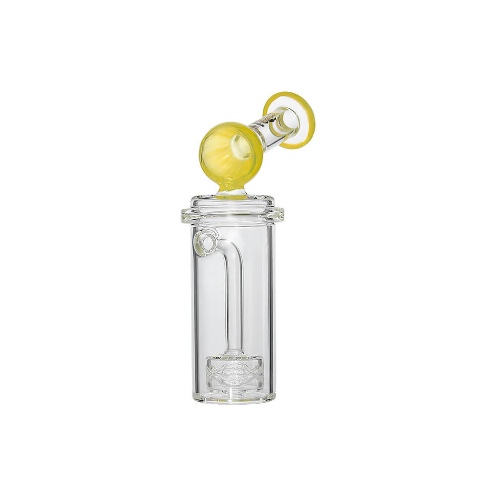 CURVE FLOW SIDECAR GLASS ATTACHMENT FOR DR.DABBER SWITCH 2 | CALIBEAR- Premium dr. dabber glass attachment from Calibear Glass. Ideal for dabbing, providing smooth hits and durability. Shop high-quality dab rigs, water pipes, bongs, erig glasses and glass smoking accessories at Calibear Glass. Elevate your smoking experience with a durable and stylish glass dab rig. Free shipping on all orders.