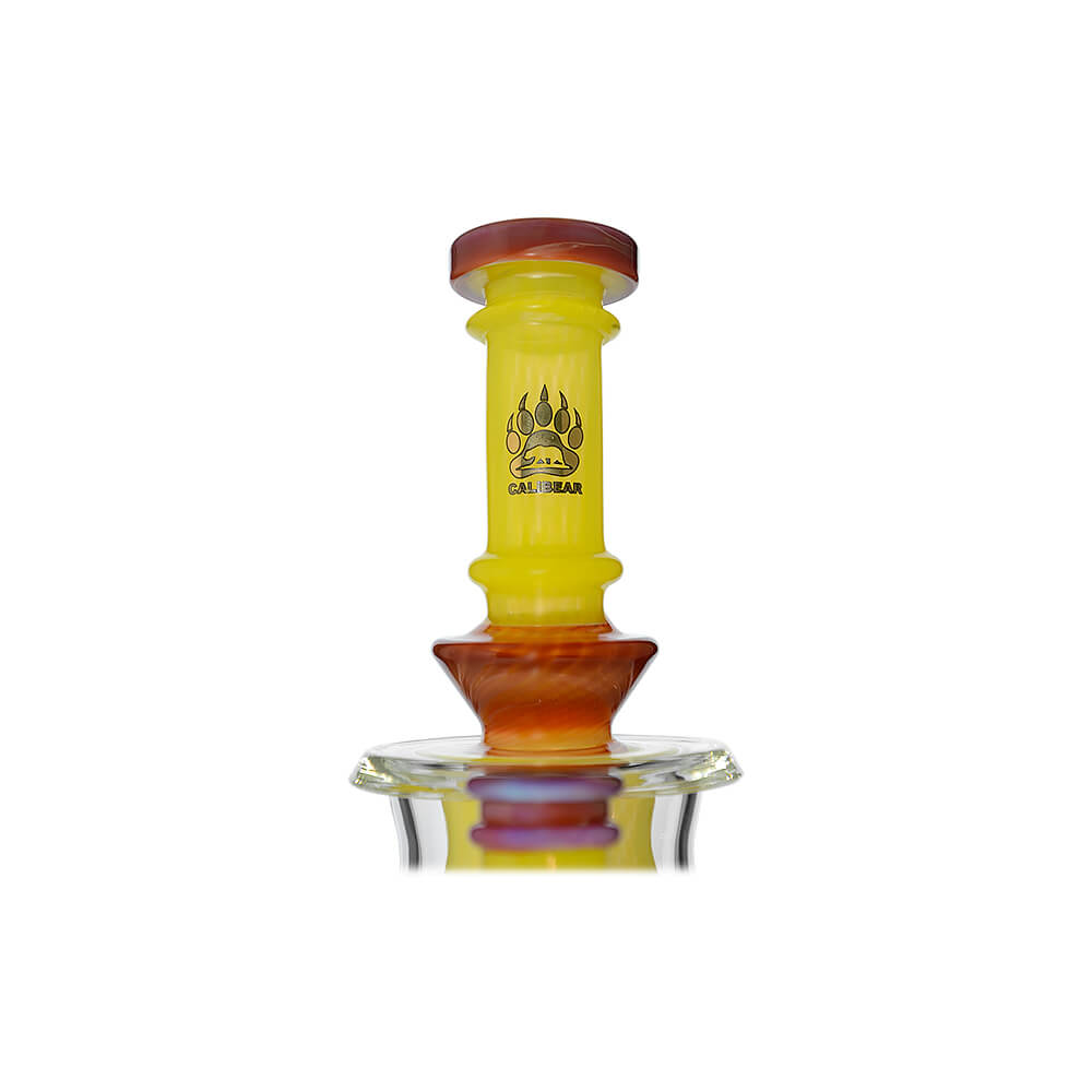 CURVY TORUS- Premium borosilicate glass dab rig from Calibear Glass. Ideal for dabbing, providing smooth hits and durability. Shop high-quality dab rigs, water pipes, bongs, erig glasses and glass smoking accessories at Calibear Glass. Elevate your smoking experience with a durable and stylish glass dab rig. Free shipping on all orders.