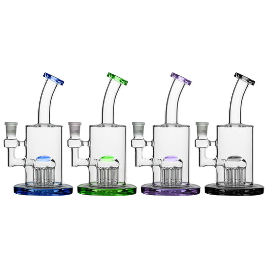 CYLINDRICAL GLASS WATER PIPE | CALIBEAR