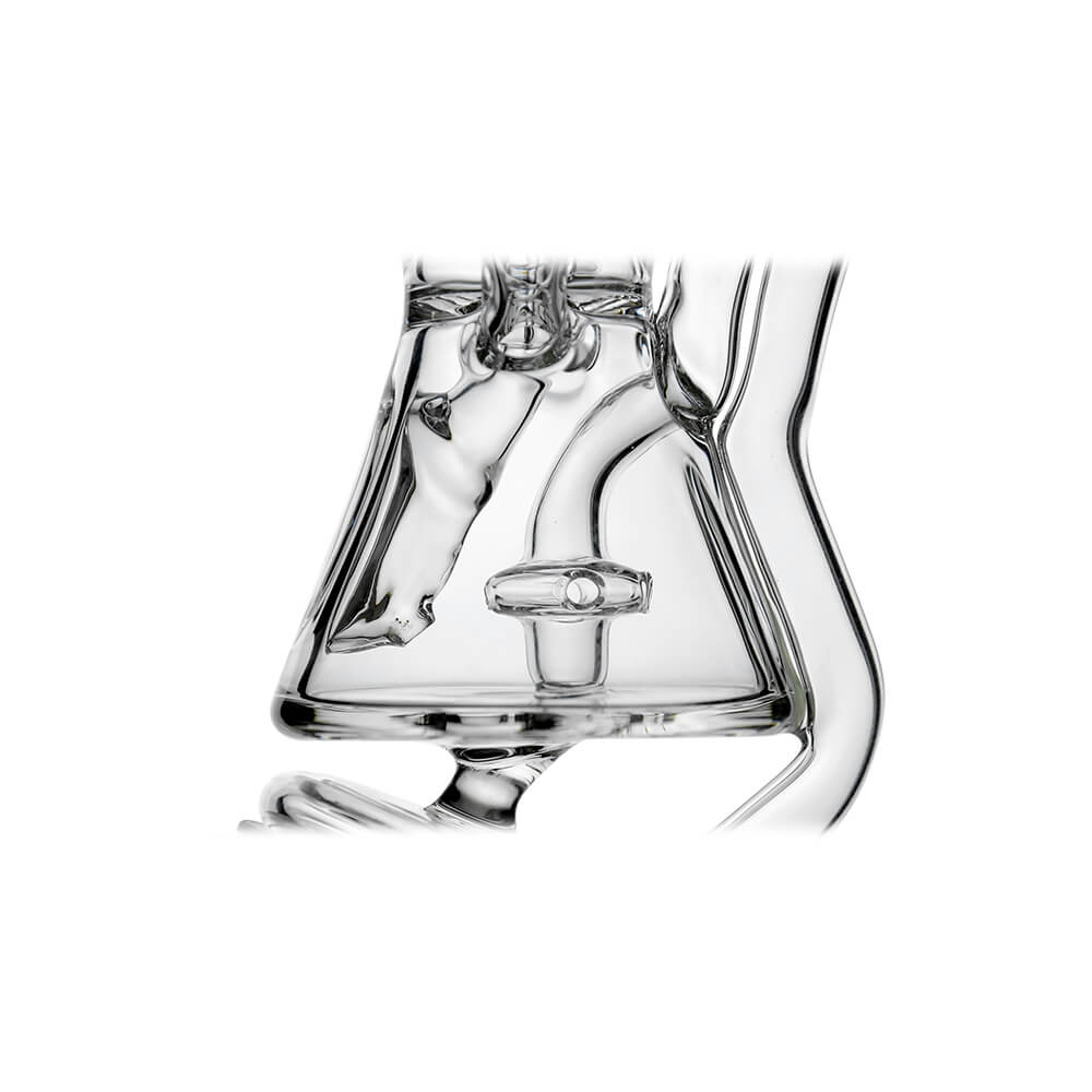 CaliBear Gilly recycler glass attachment for Puffco Peak Pro and Peak OG with compact water recycling system