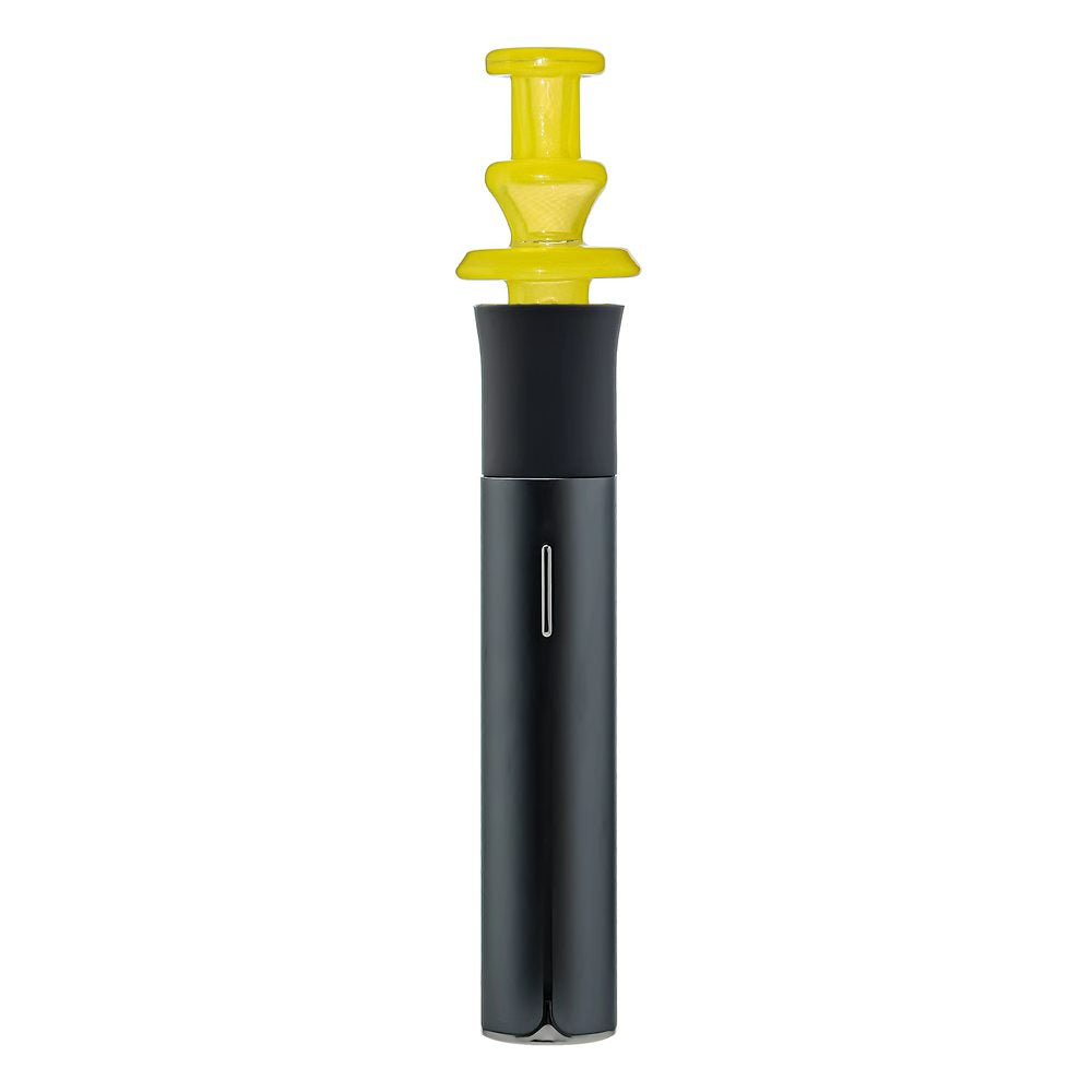 CaliBear Maria Cap color glass airflow mouthpiece for Puffco Pivot featuring a multi-ring Maria design in various colors like amber, blue, and red.