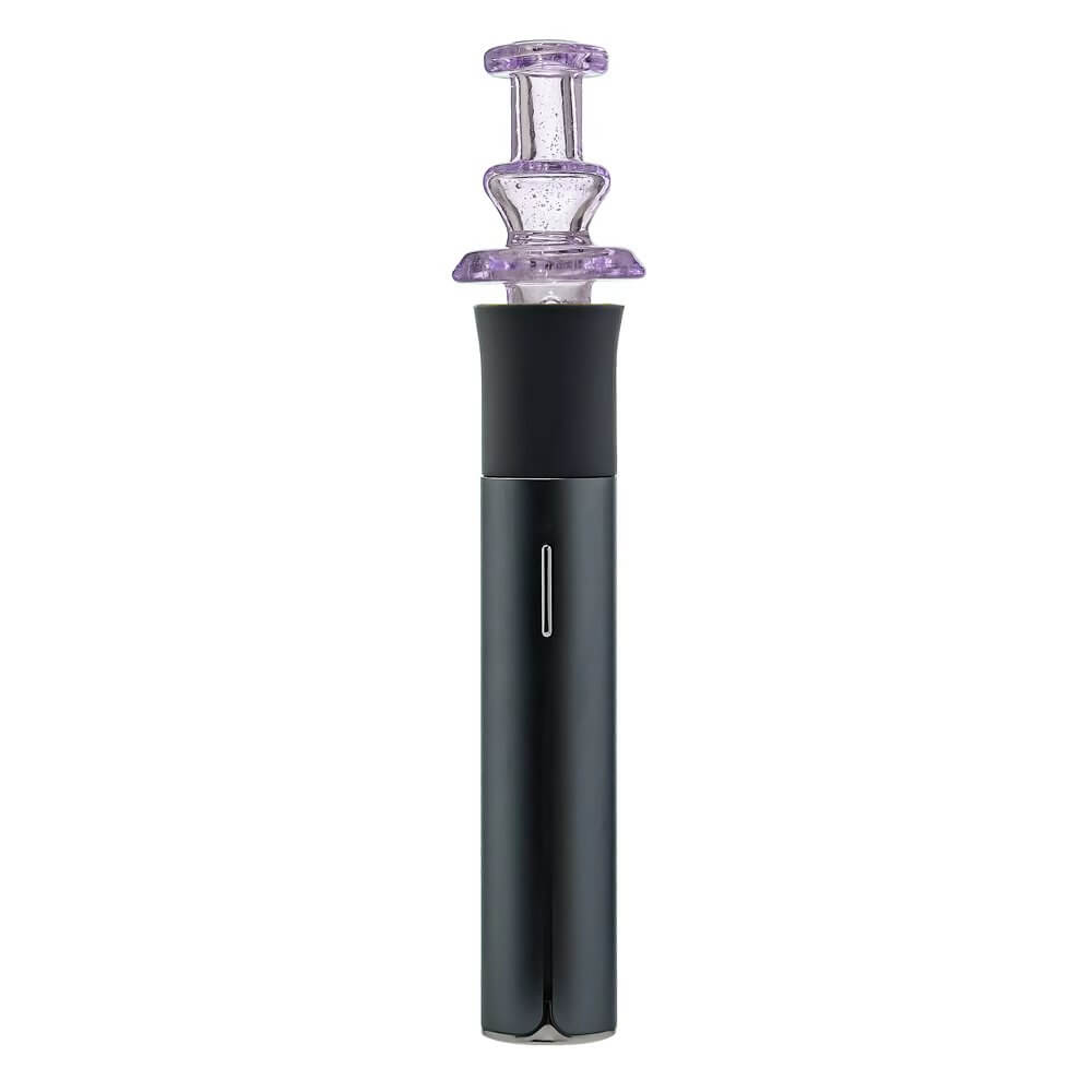 CaliBear Maria Cap color glass airflow mouthpiece for Puffco Pivot featuring a multi-ring Maria design in various colors like amber, blue, and red.